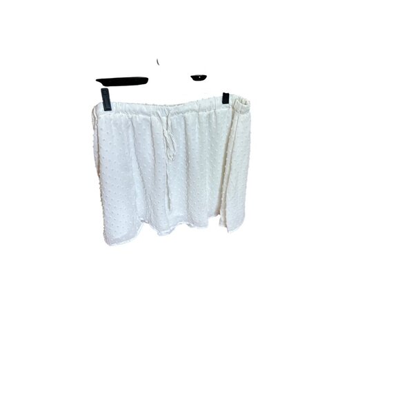 Womens Drawstring Shorts Textured Coastal Elastic Waist 1XL By Culture Code NWT - Picture 13 of 14